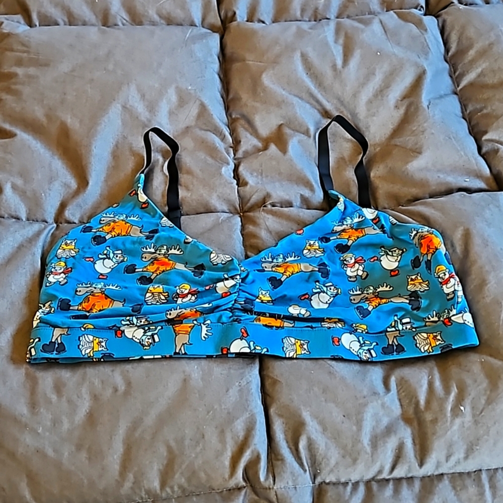 MeUndies FeelFree Ruched Bralette Size XL